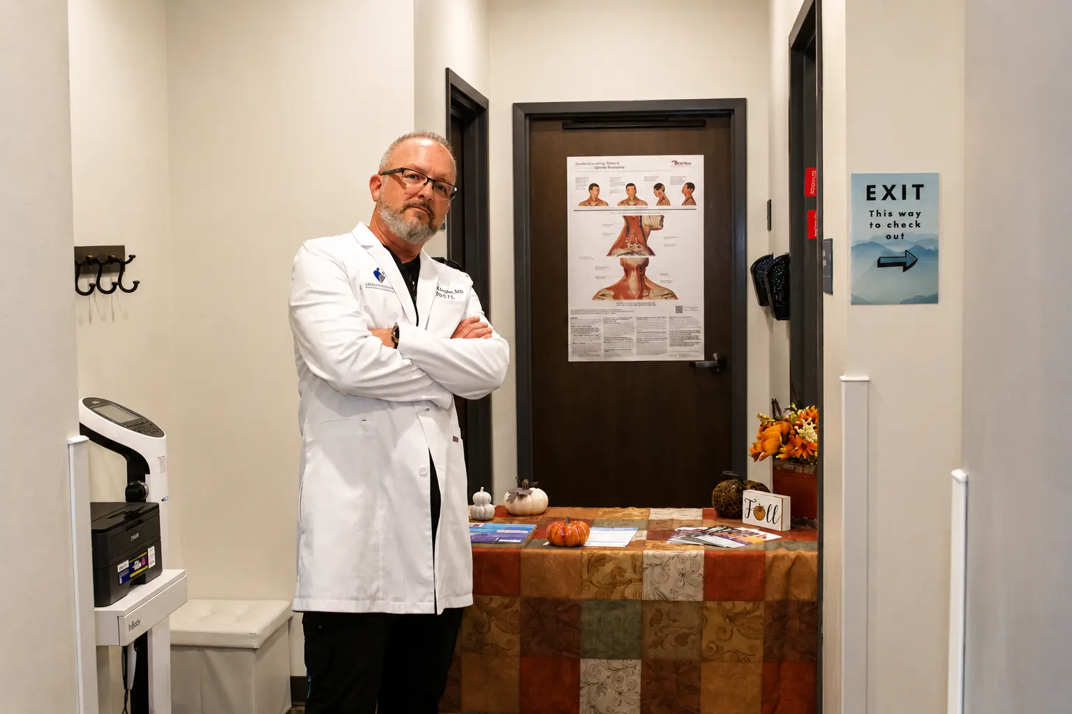 Dr. Travis Klingler standing in the Laramie Physicians Women & Wellness Clinic